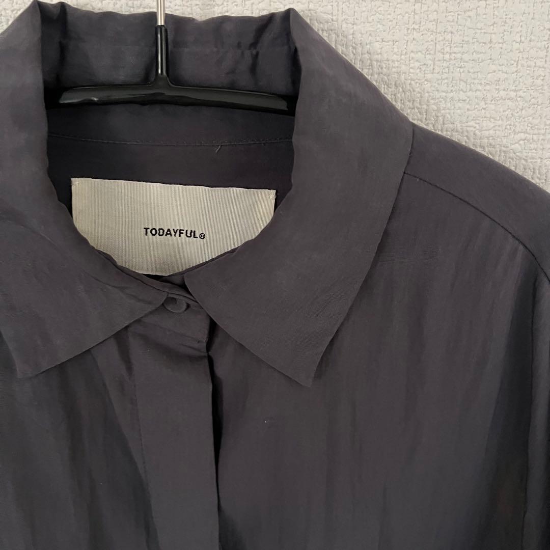 TODAYFUL Sliky Pocket Shirts シルキーポケットシャツ