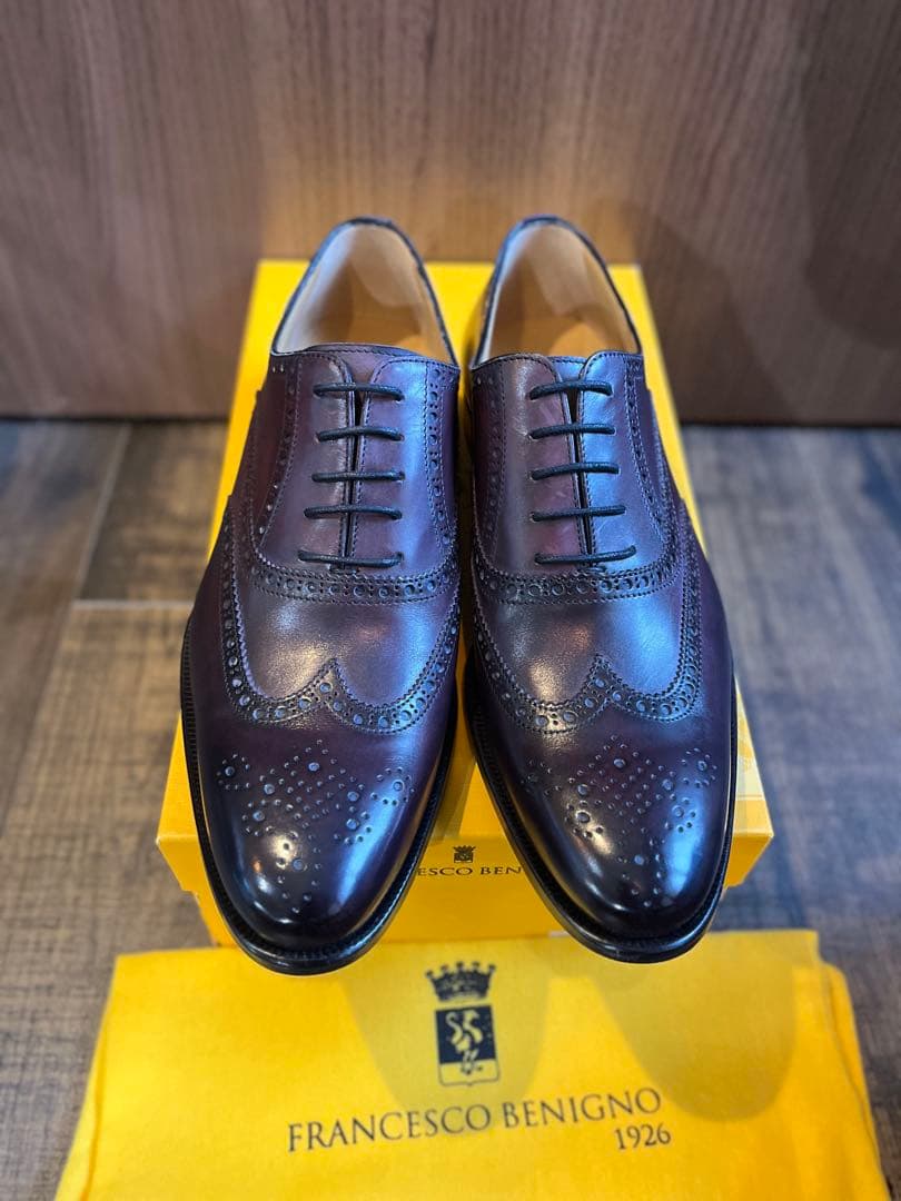 Ssilence様　フランチェスコべニーニョ　ウイングチップ　UK7.0