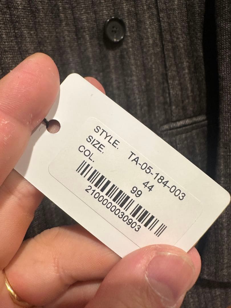 tito allegretto⭐️44‼️ダブルジャケット‼️新品未使用⭐️破格‼️