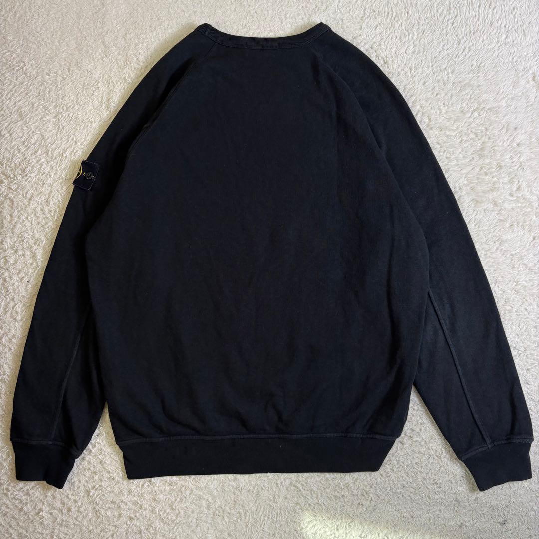 23SS STONE  トレーナー ブラック XL