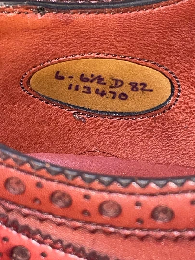 【レア】極美品 エドワードグリーン ファルカーク MTO品 6D 82ラスト