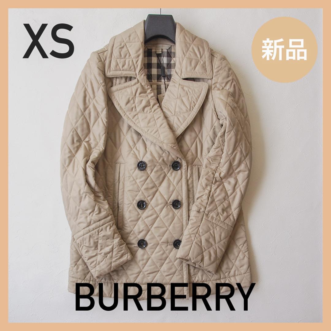 ★新品★Burberry（バーバリー）キルティング ダブル ジャケット コート