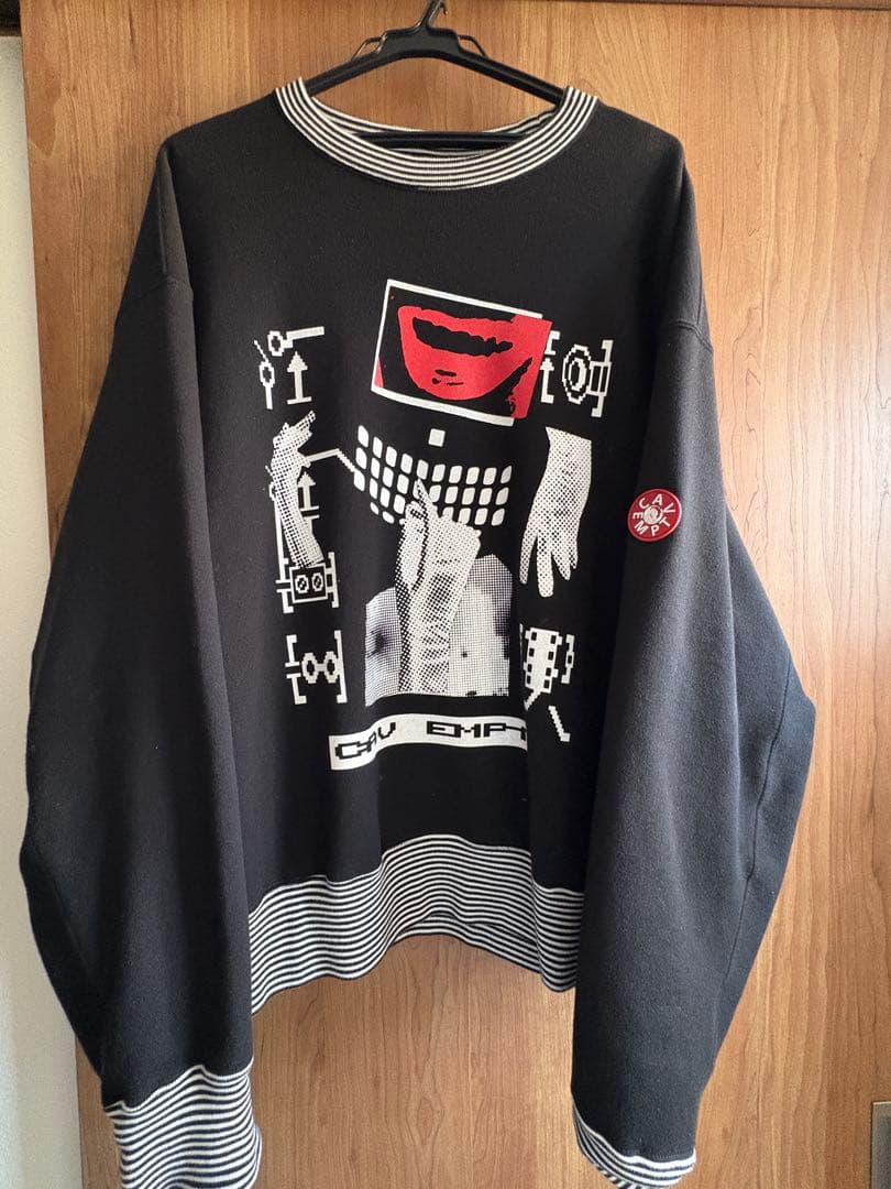 トップス c.e cavempt LIPS DISPLAY CREW NECK