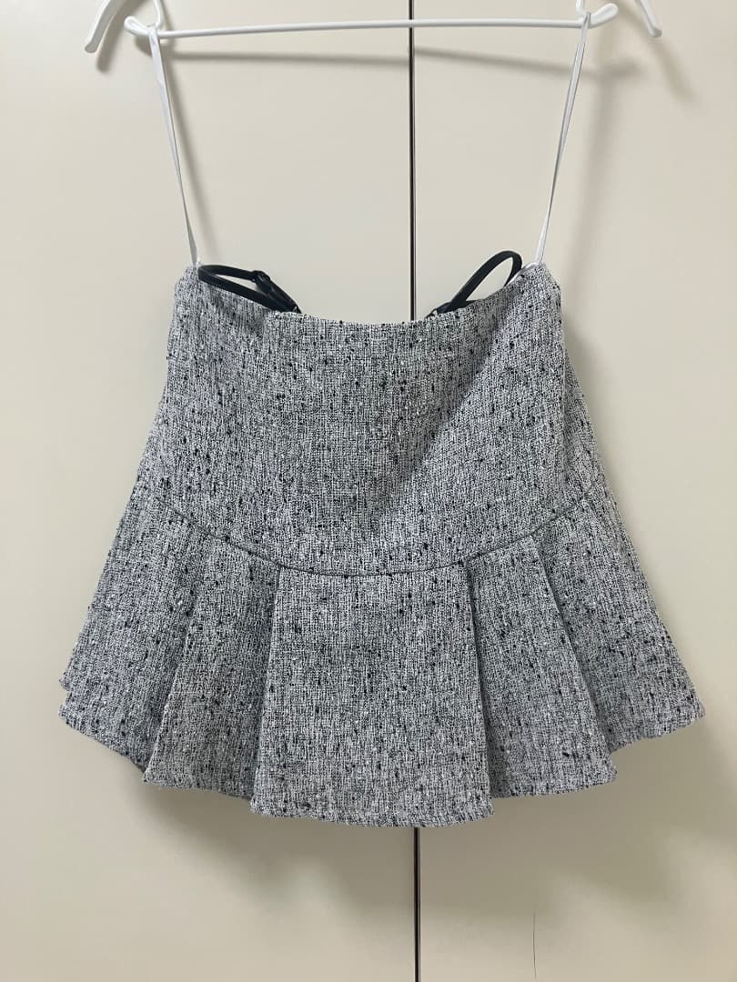 ベルトトップスセットアップフレアミニキャバドレス