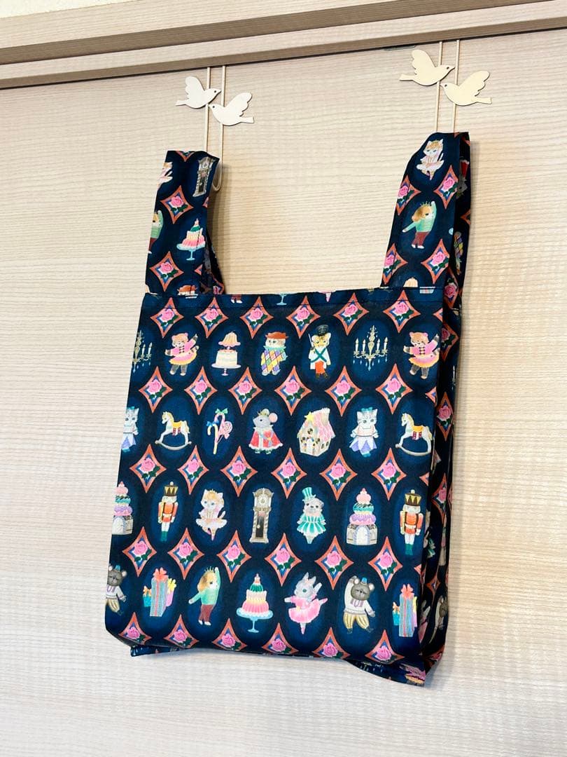 3☆22fabric生地使用☆レジ袋型マイバッグ