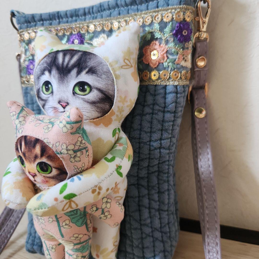 コヤンイサムチョン　にゃんにゃんサコッシュ　ハンドメイド