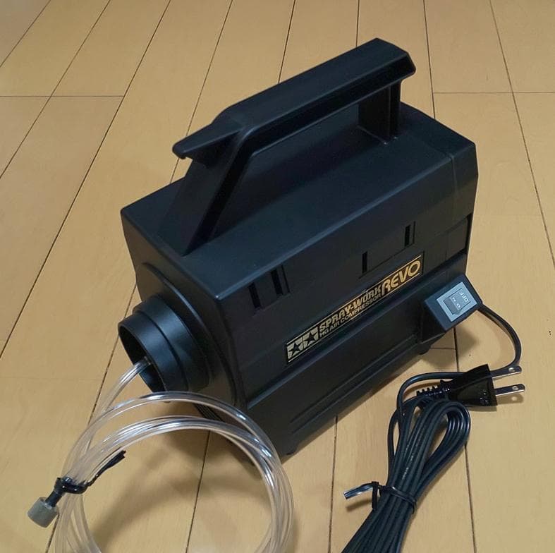 タミヤ エアーブラシ HG コンプレッサー レボ エアブラシ