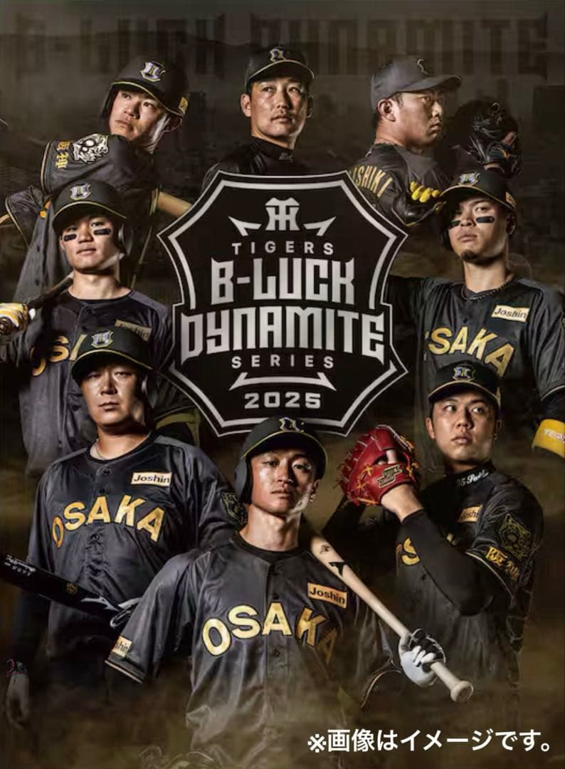 阪神タイガース ブラックダイナマイト レプリカユニフォーム 髙橋遥人 L