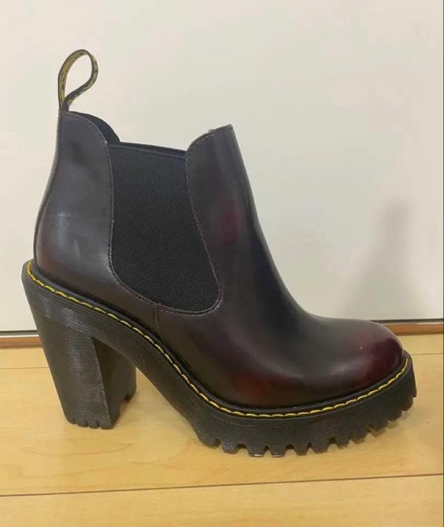 【Dr.Martens 】HURSTONレザーチェリーレッドUK5（24cm）