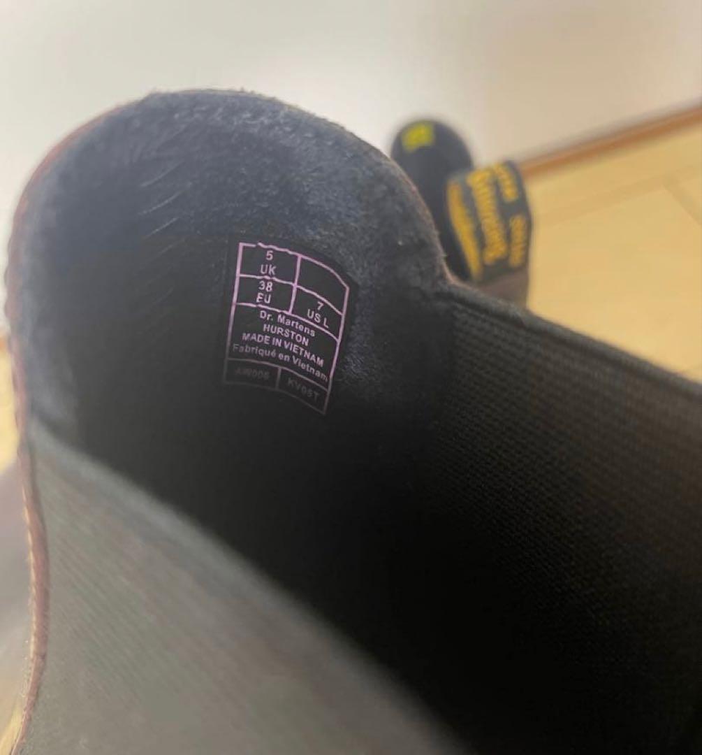 【Dr.Martens 】HURSTONレザーチェリーレッドUK5（24cm）