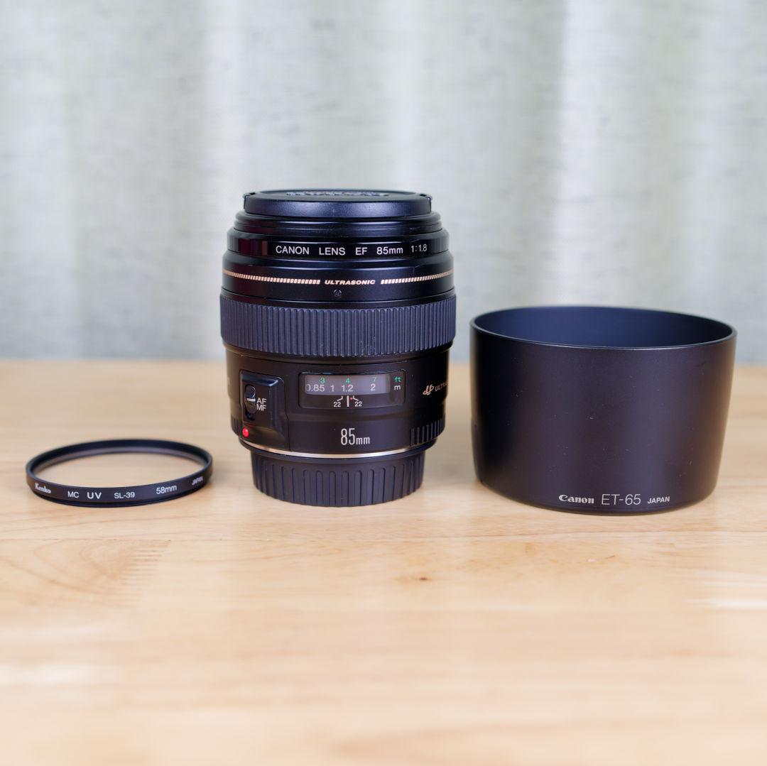 Canon EF 85mm f/1.8 レンズ