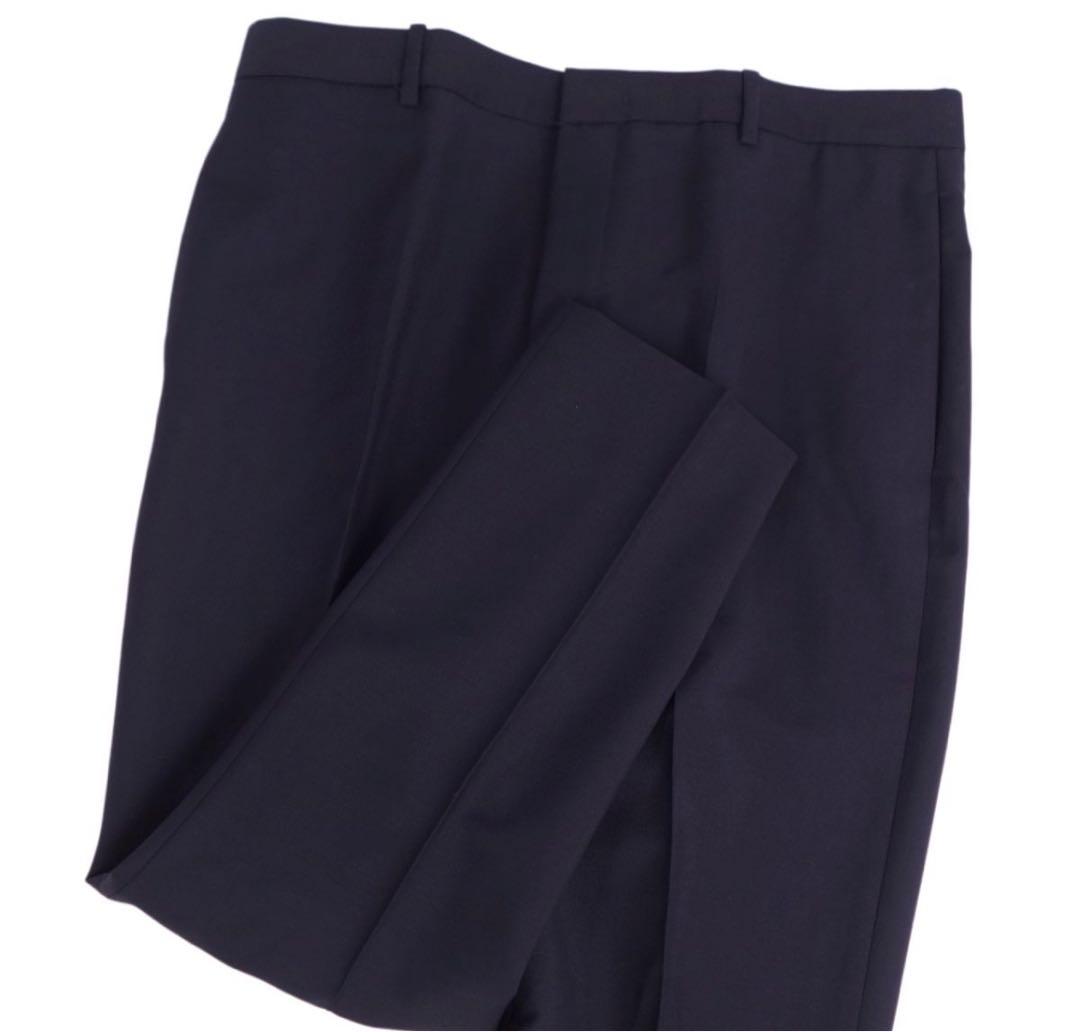 ジルサンダー スラックス ウール ネイビー 46 ルークメイヤー