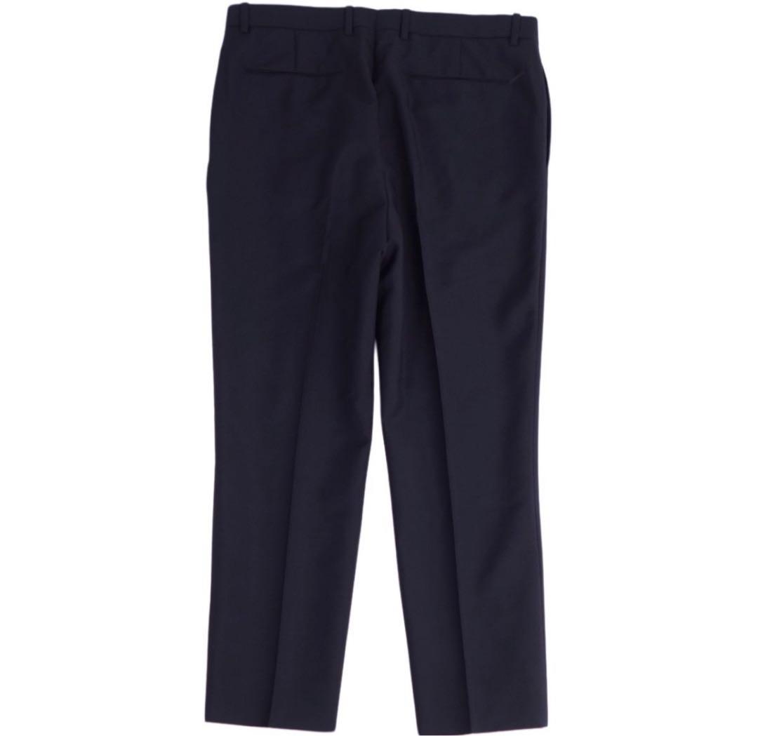 ジルサンダー スラックス ウール ネイビー 46 ルークメイヤー