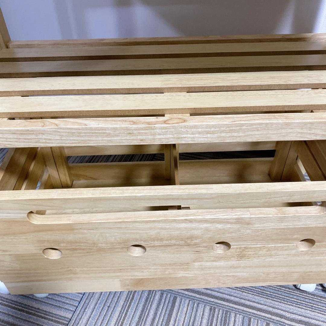 シーチキン タイルトップ キッチンワゴン キャスター付 ㈱ヤマソロ