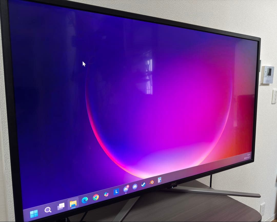 【42.5インチ4Kゲーミング液晶ディスプレイ】AOC G4309VX/D/11