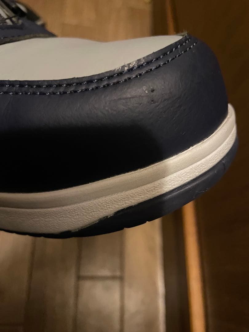 上*也様 PUMA 安全靴 フロントコート ディスクミッド グレー/ネイビー