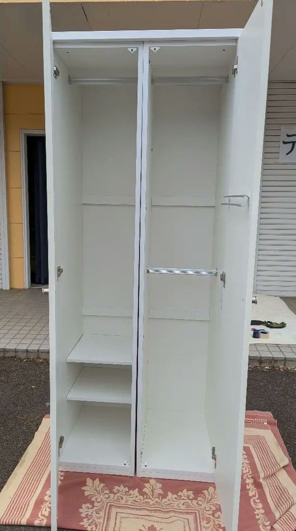 キ*ー様 本日まで限定出品　ニトリ　ワードローブ　WISH3 80WR-WH　家