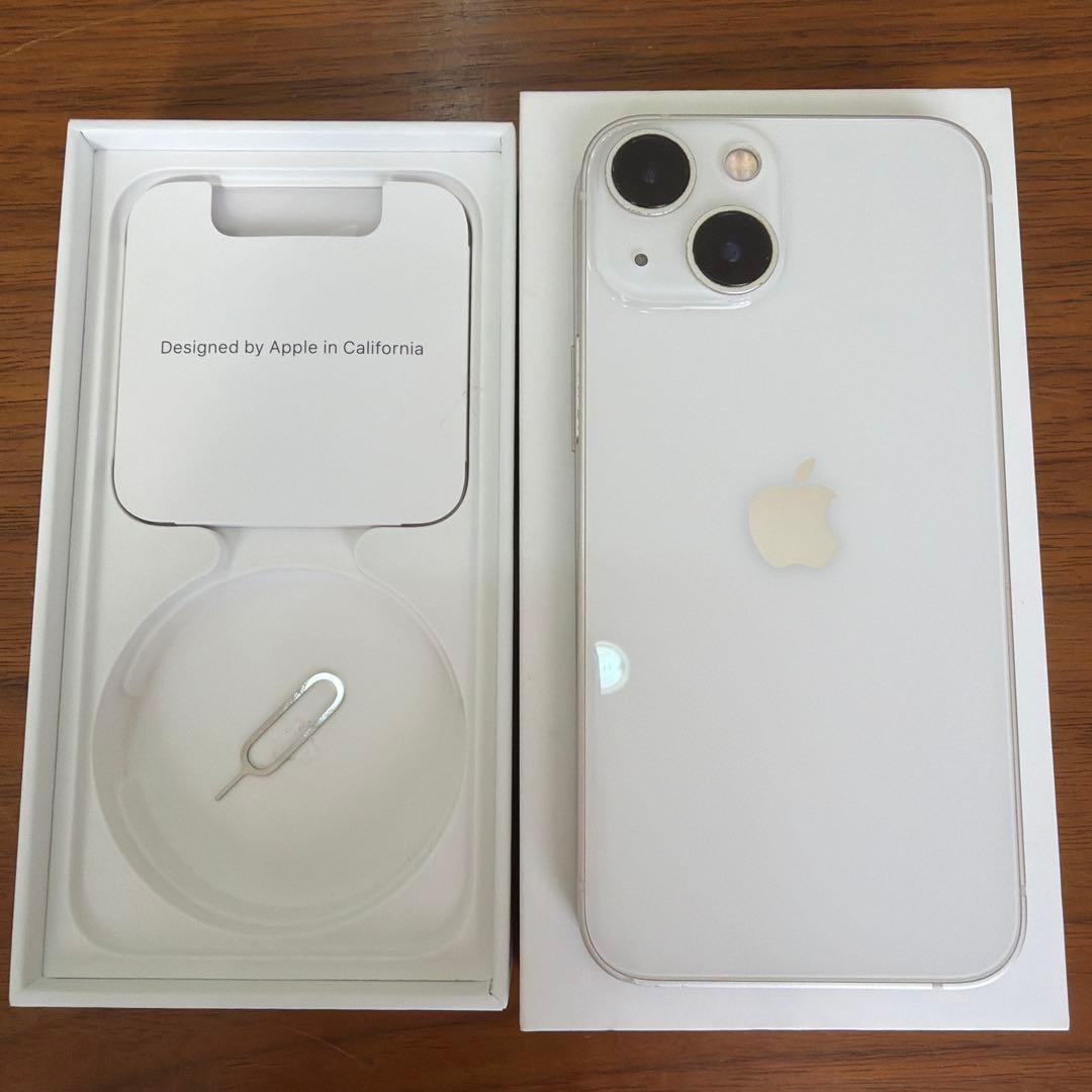 iPhone 13 mini 128GB ホワイト SIMロックなし 中古品