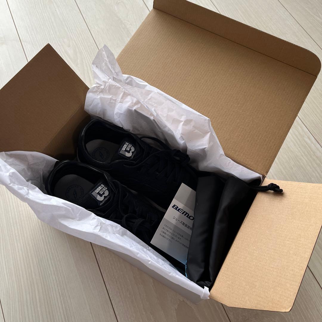 ビモロシューズ【24㎝】新機能設計フェザースペックス/ノアールクロ