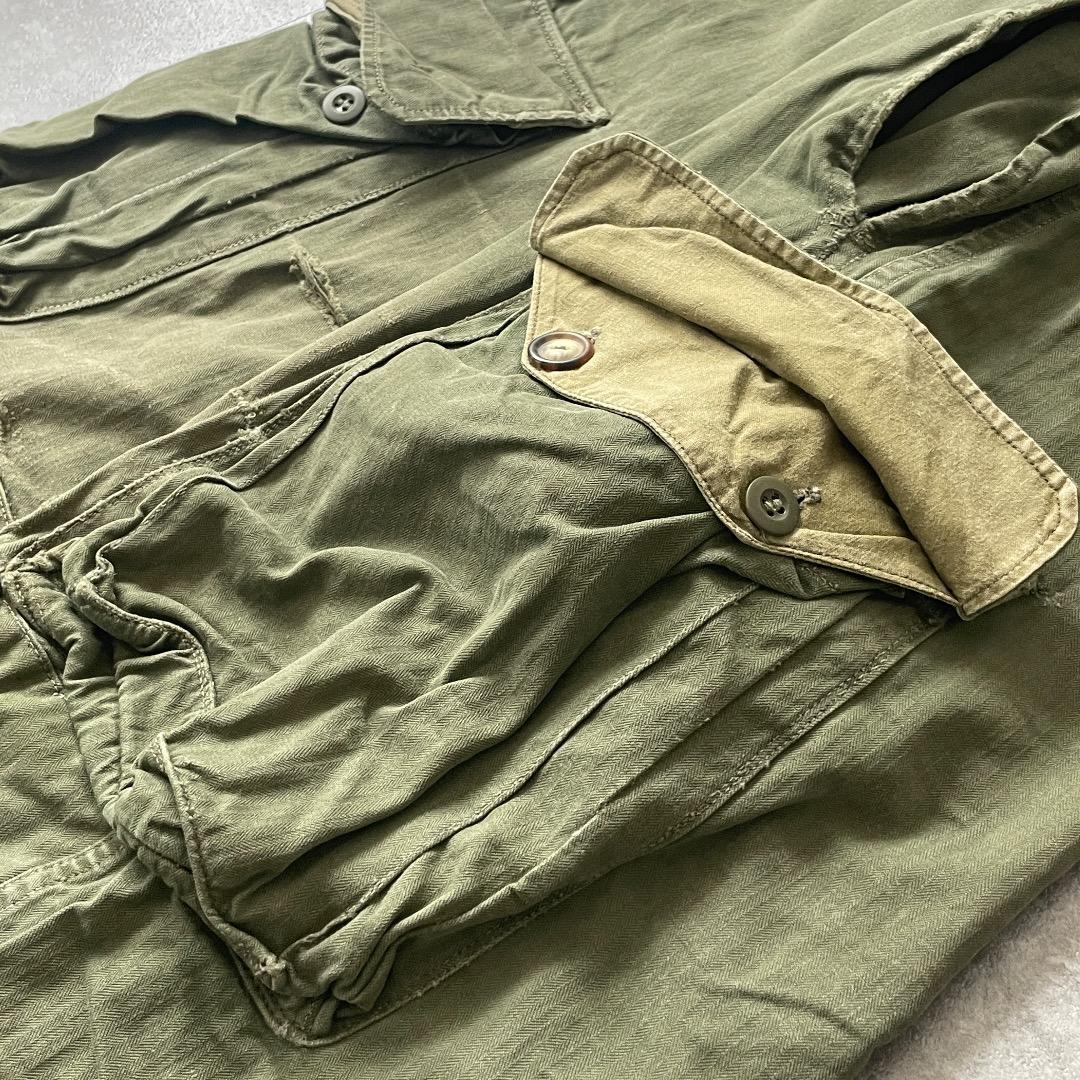 60s フランス軍 実物 M47 後期 カーゴパンツ カーキ Size13