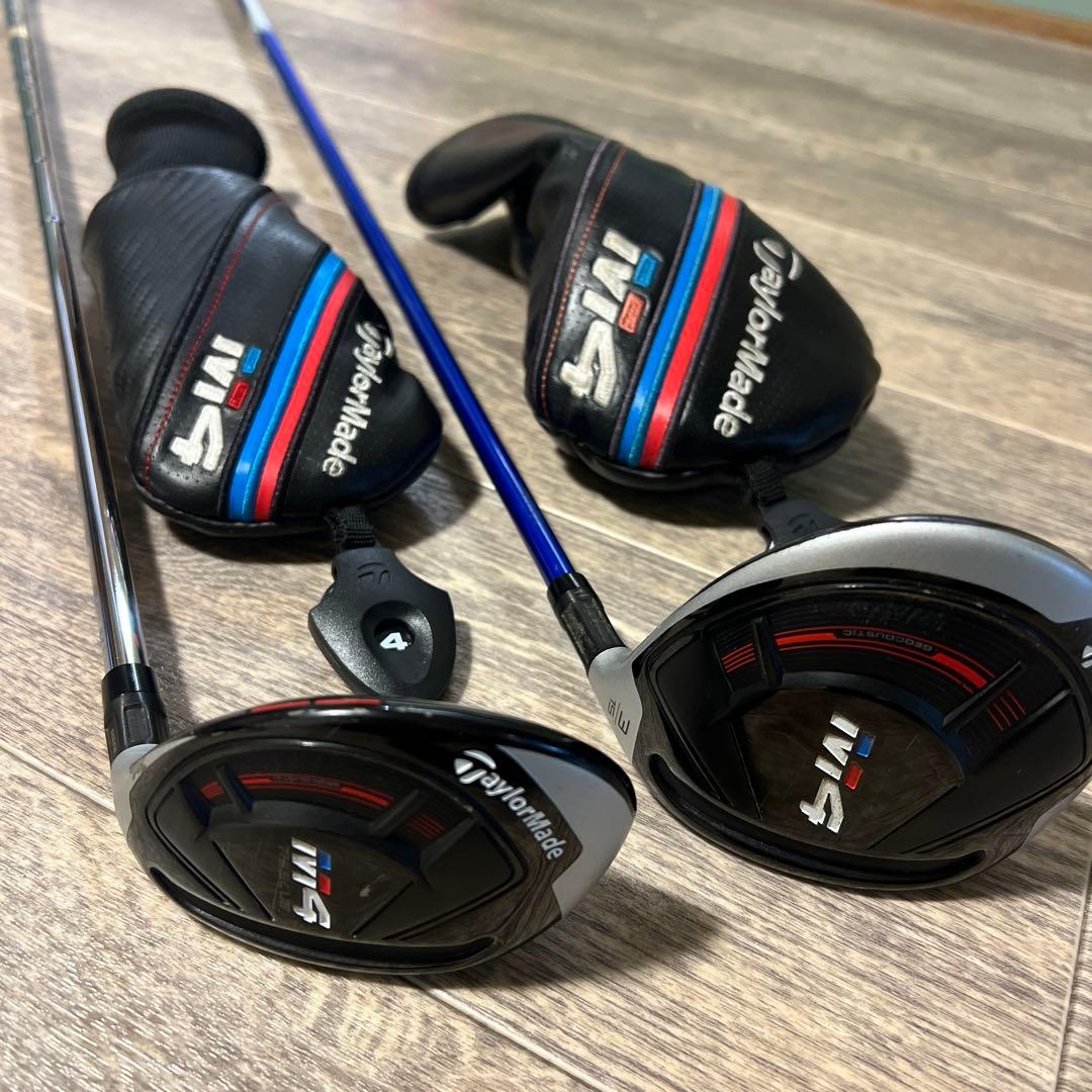 テーラーメイド M4 セット（3W 15° & 4UT 22°）カデロ装着