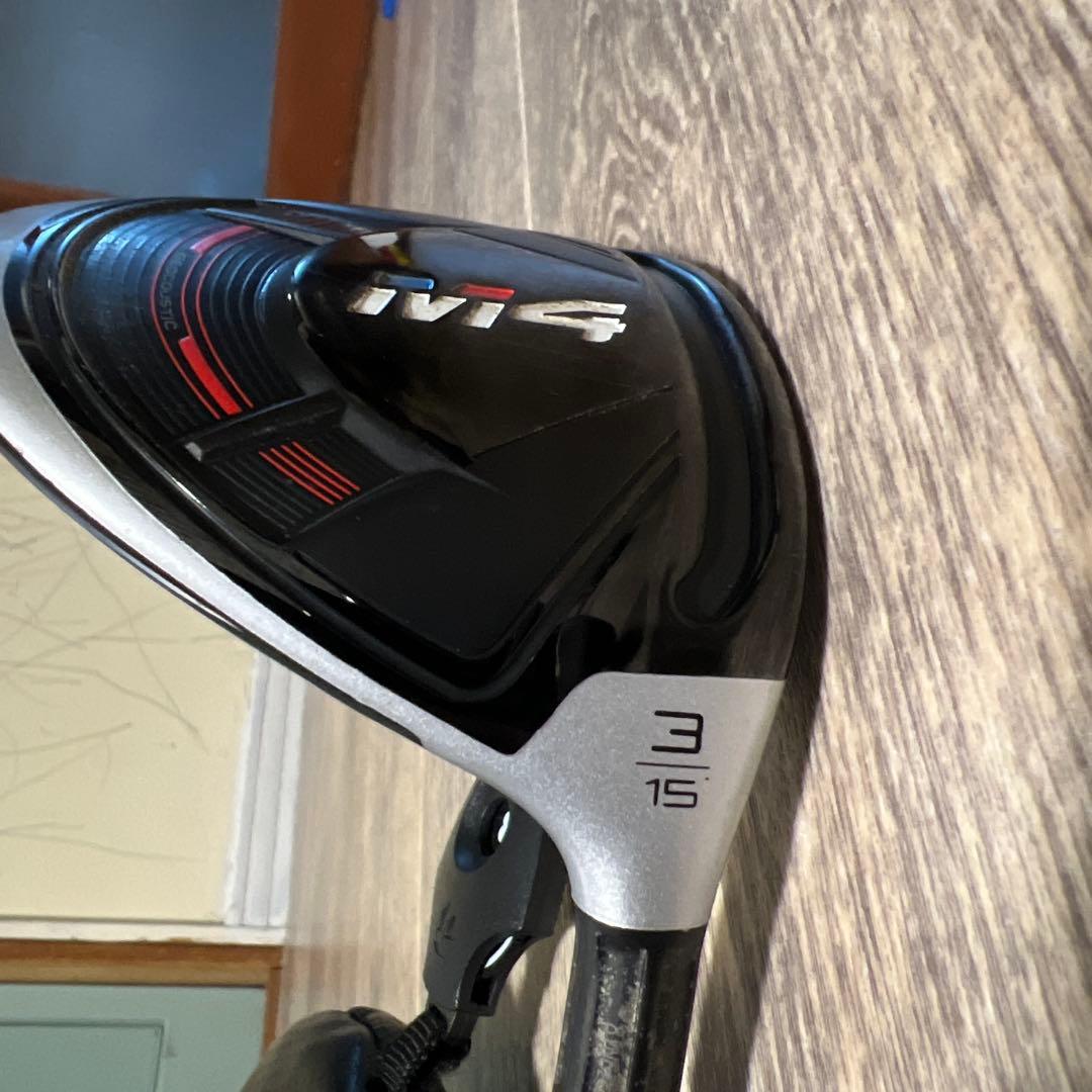 テーラーメイド M4 セット（3W 15° & 4UT 22°）カデロ装着