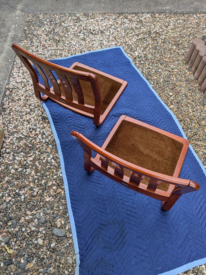 カリモク　座椅子　2脚セット　高級家具　karimoku チェア　和室など