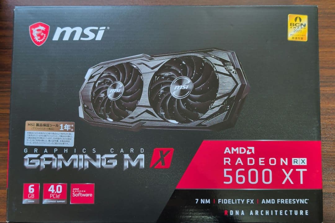 グラフィックボード・グラボ・ビデオカード msi Radeon RX5600 XT GAMING MX