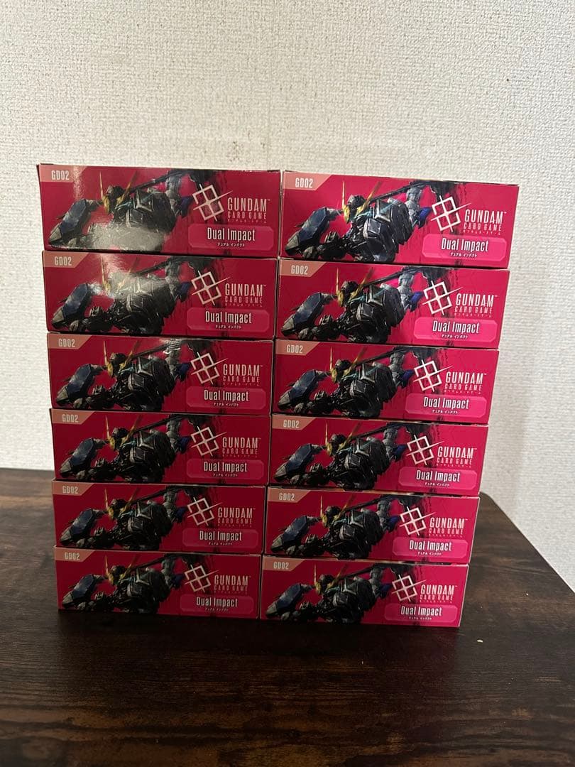 デュアルインパクト 12ボックス(テープ付き)ガンダムカードゲーム　1カートン分