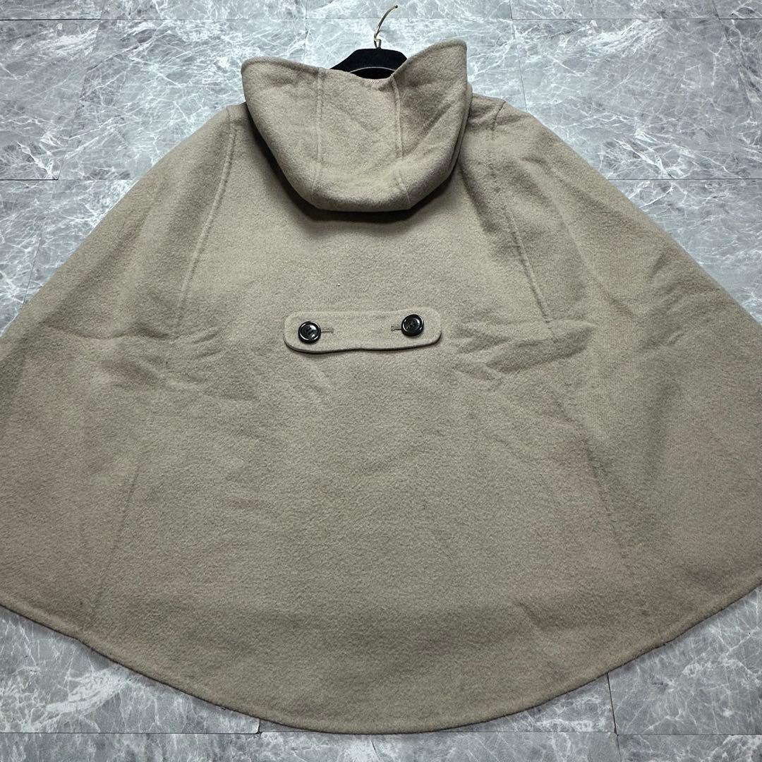 ブルーレーベルクレストブリッジ♡ 両面 リバーシブル ケープコート メガチェック