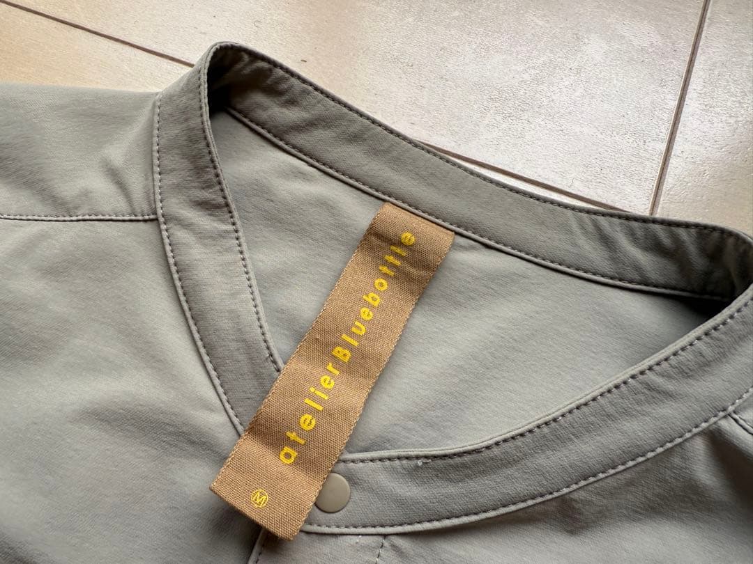 アトリエブルーボトル JACKE CARDIGAN M ヤッケカーディガン