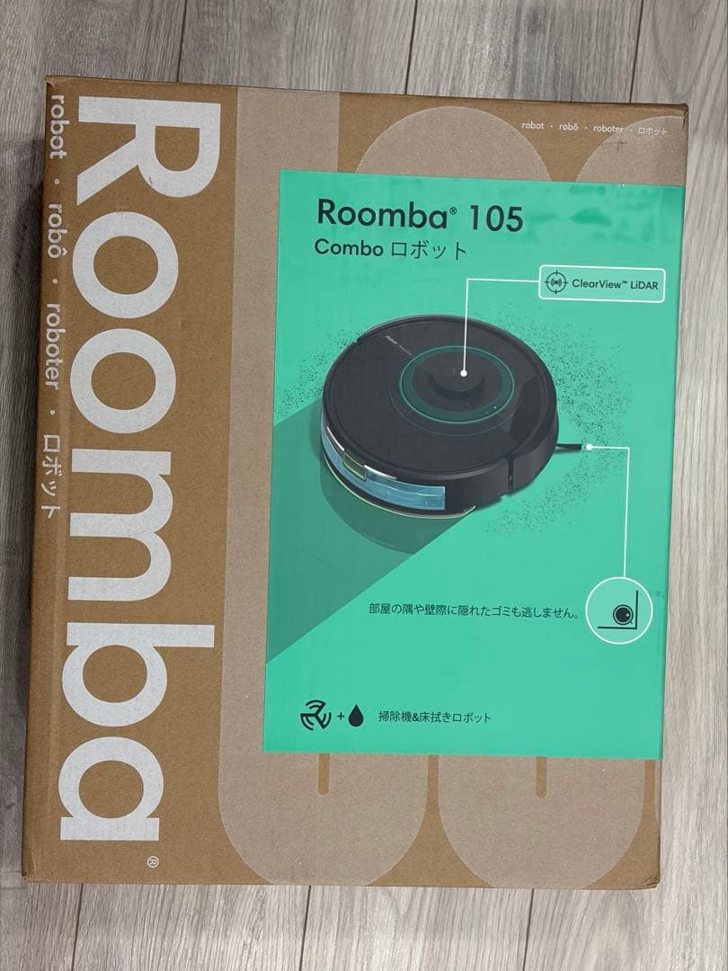 【新品未使用】Roomba 105 Combo ロボット掃除機