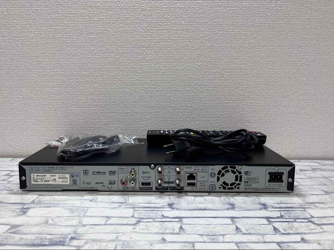 4K 2TB 2番組録画　シャープ　ブルーレイレコーダー　BD-NW2000