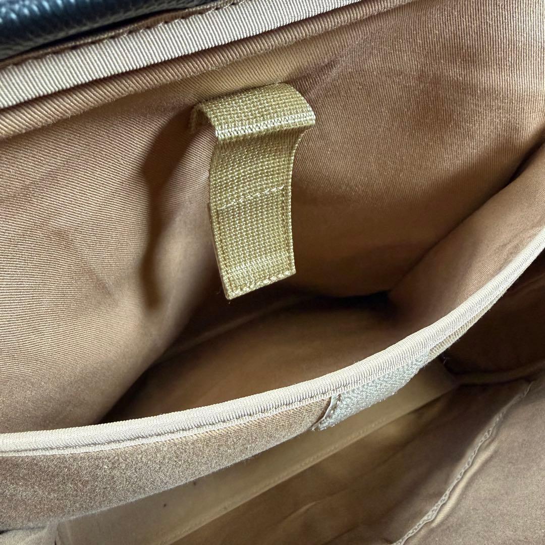 【極美品】豊岡鞄　ヨータ　リュック　ダレスバッグ　3way リザード　ブラック