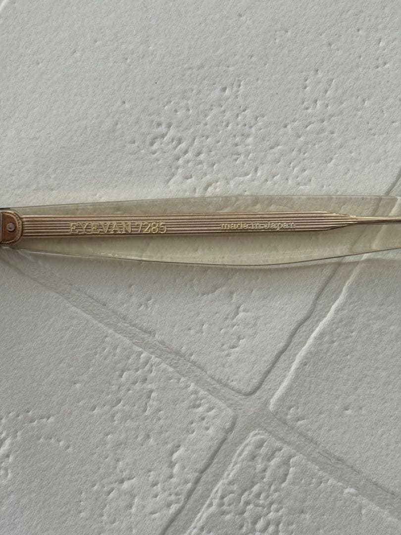 EYEVAN 7295 クリア/ベージュ サングラス