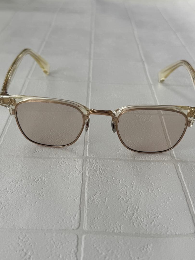 EYEVAN 7295 クリア/ベージュ サングラス