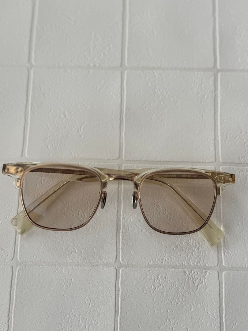 EYEVAN 7295 クリア/ベージュ サングラス