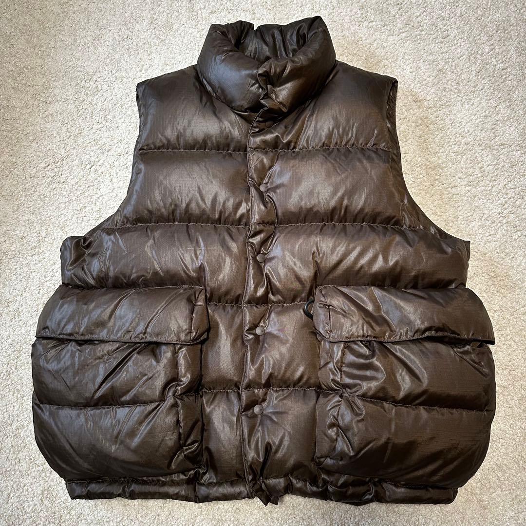 Nick　Daiwa Pier39 ダウンベスト ダークブラウン