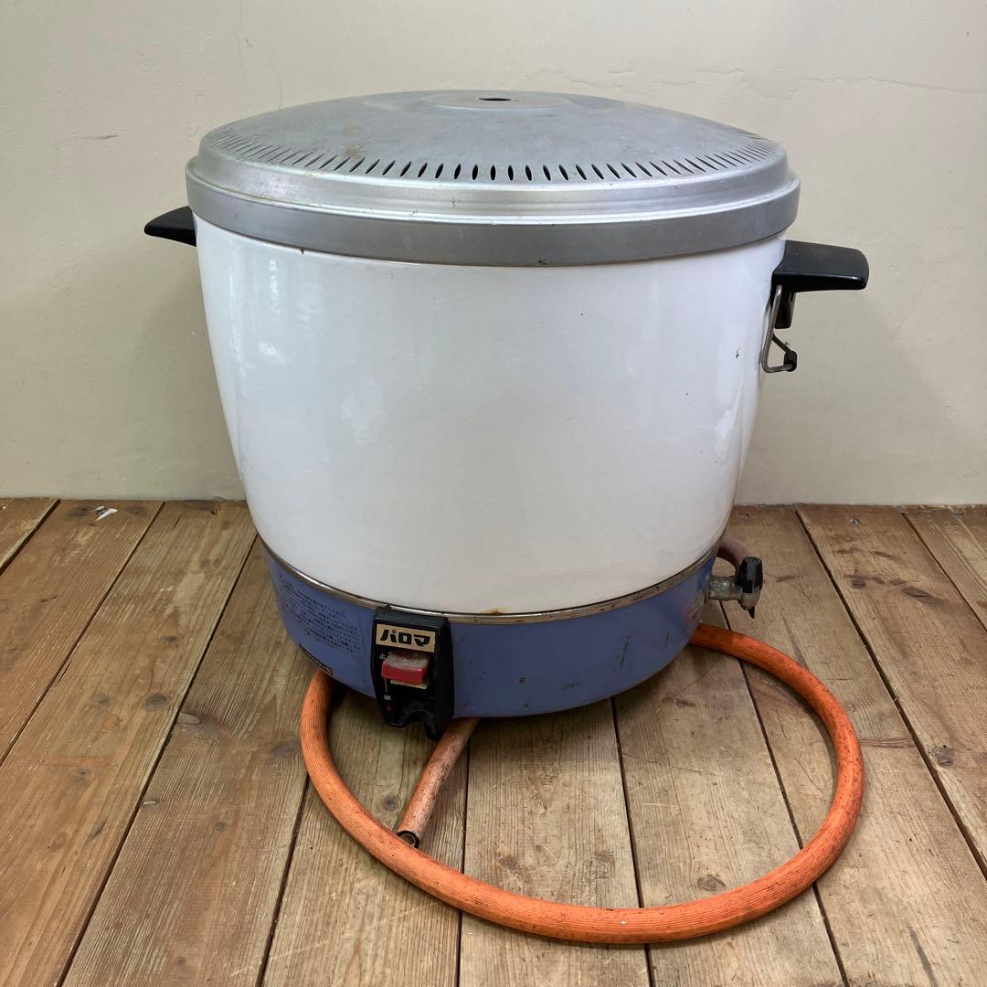 B壁 昭和レトロ パロマ PR-4号A LPガス用 2.2升炊き ガス炊飯器