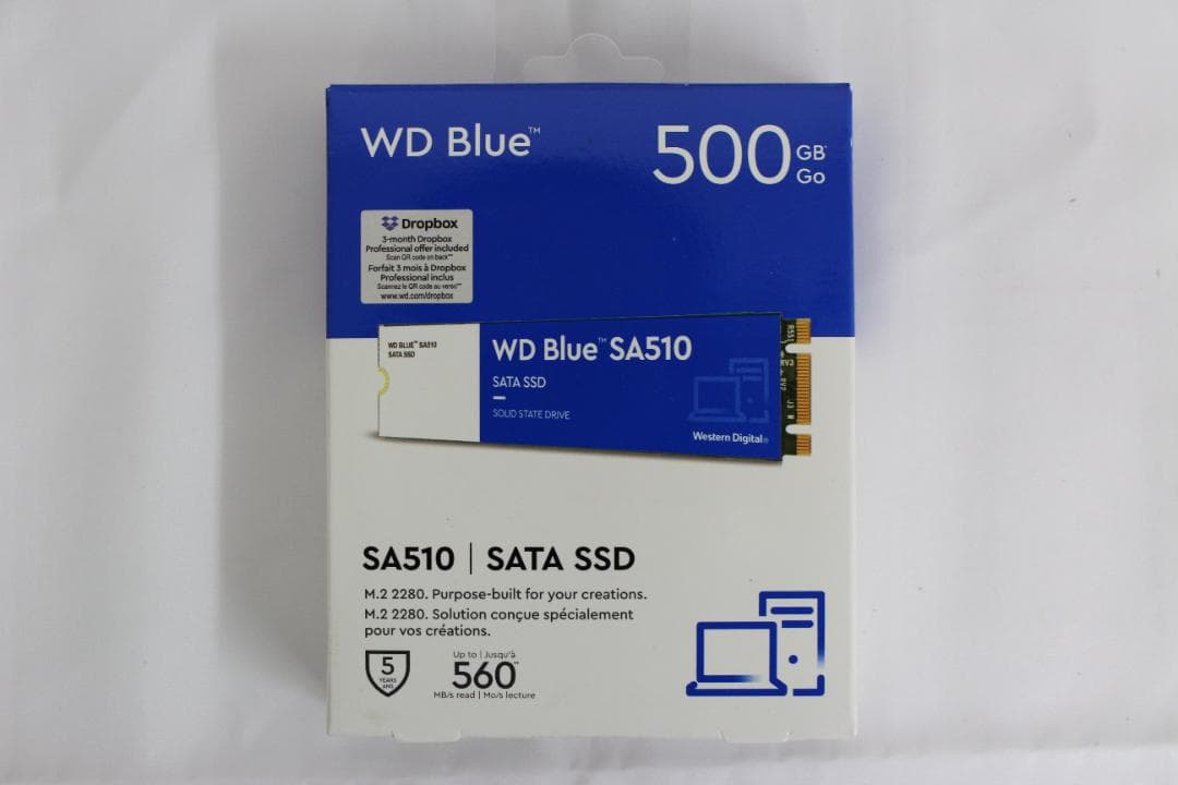 内蔵型SSD WD Blue SA510 500GB SATA SSD M.2 2280