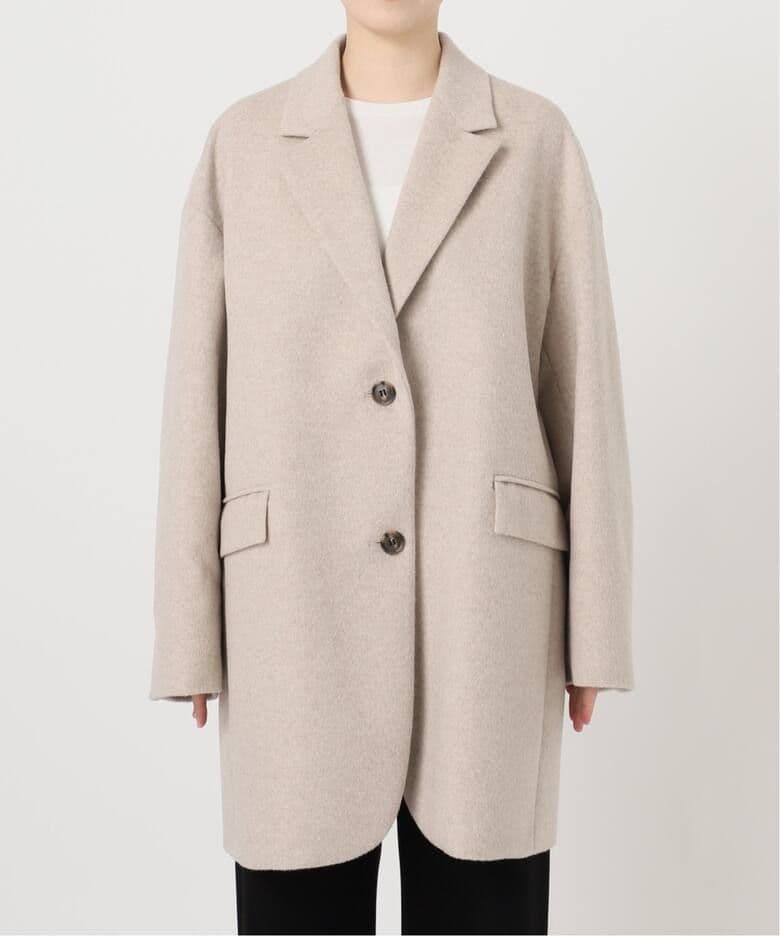 2024.展示のみ美品　アンゴラウールオーバサイズジャケット　ベージュ