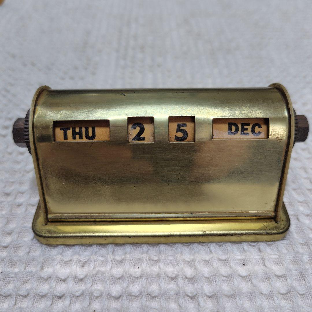 アンティーク卓上デスクカレンダー万年カレンダー