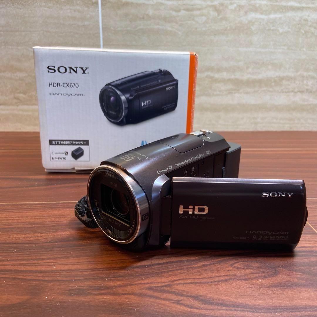SONY HDR-CX670 ビデオカメラ 3066