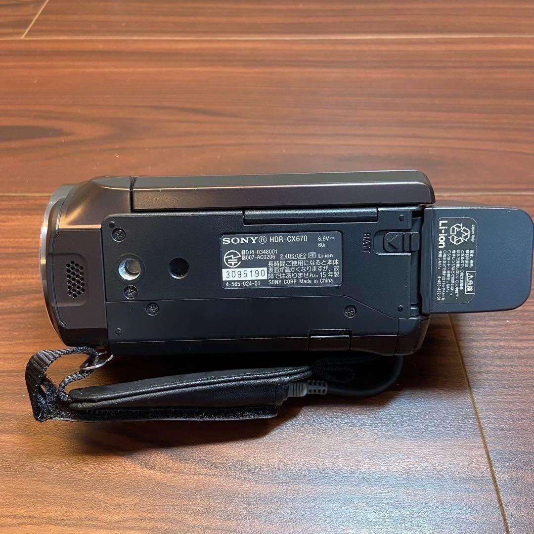 SONY HDR-CX670 ビデオカメラ 3066