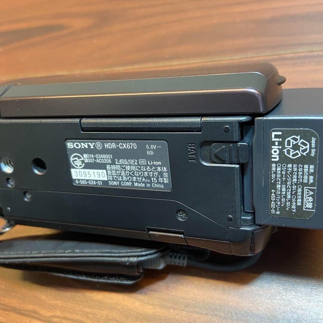 SONY HDR-CX670 ビデオカメラ 3066