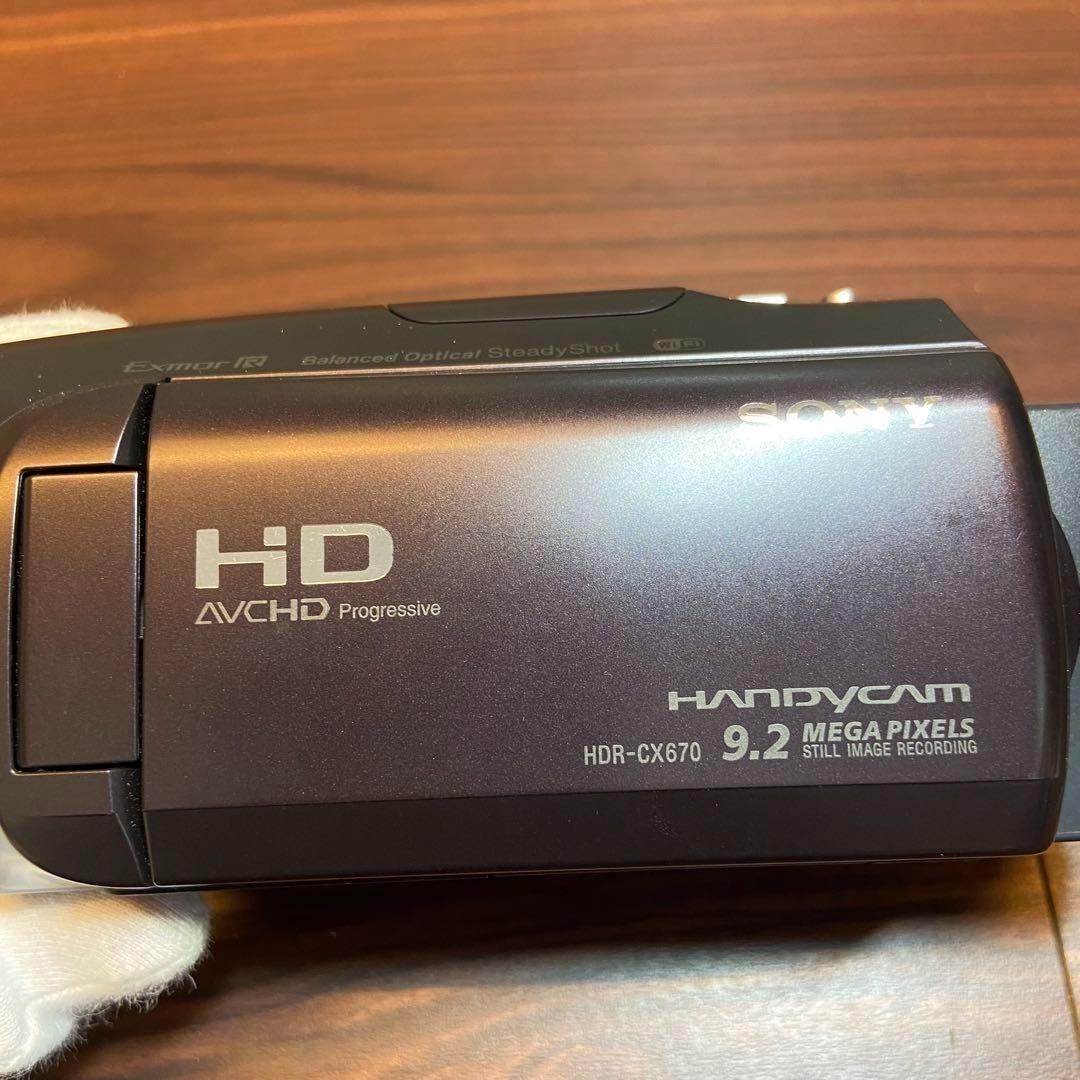 SONY HDR-CX670 ビデオカメラ 3066