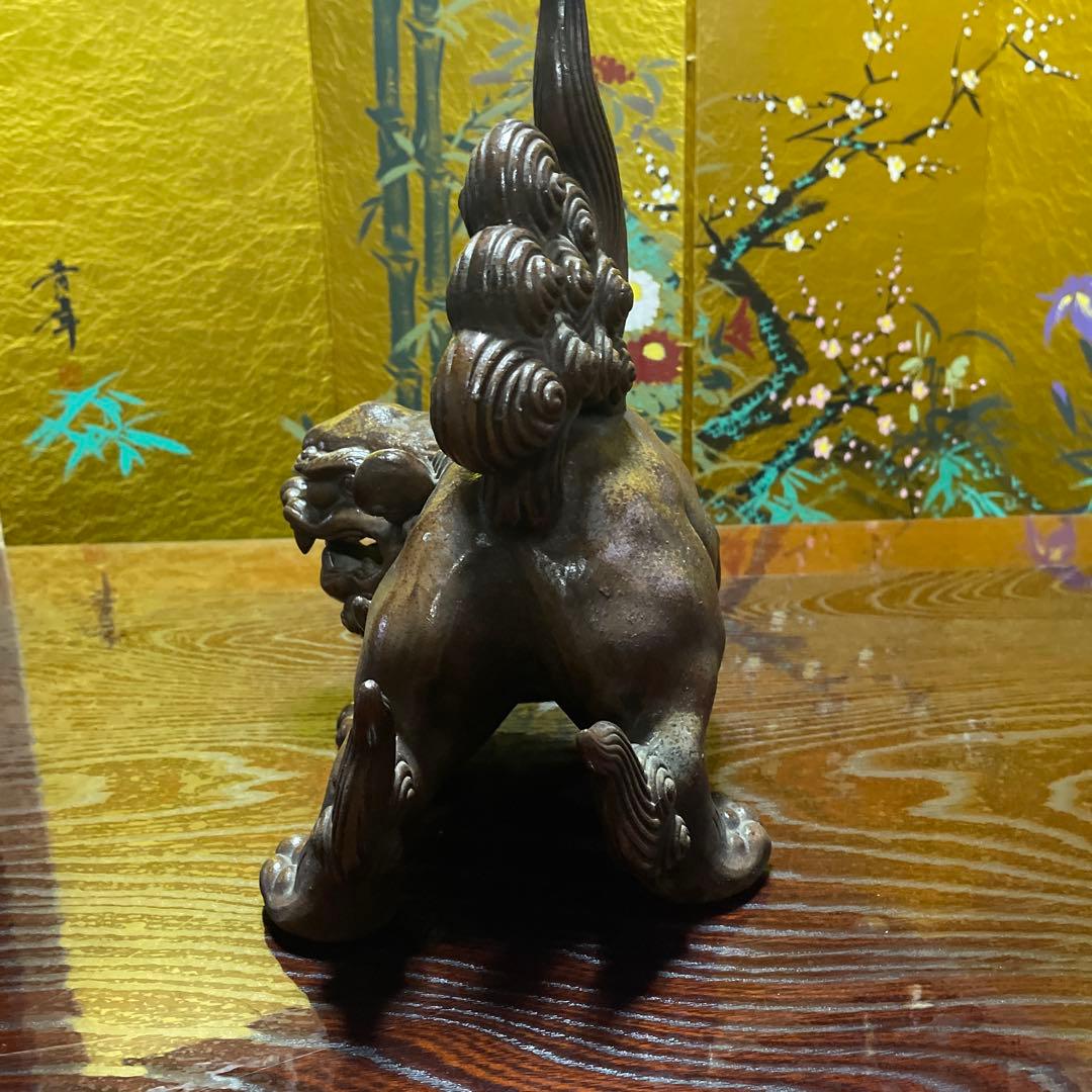 備前焼　獅子　木村友敬