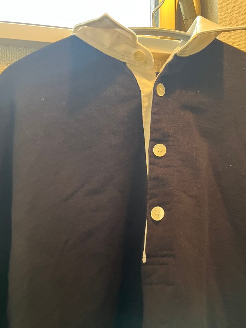 BLAMINK グレー ラガーシャツ 38サイズ