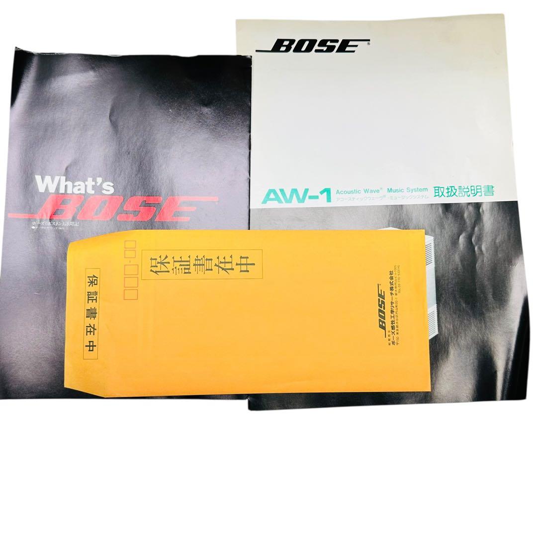 BOSE カセットデッキ　AW-1