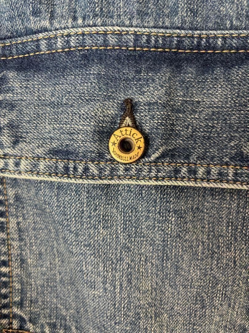 アティックバイジョンブル　TRACKER ジャケット　デニムジャケット　F